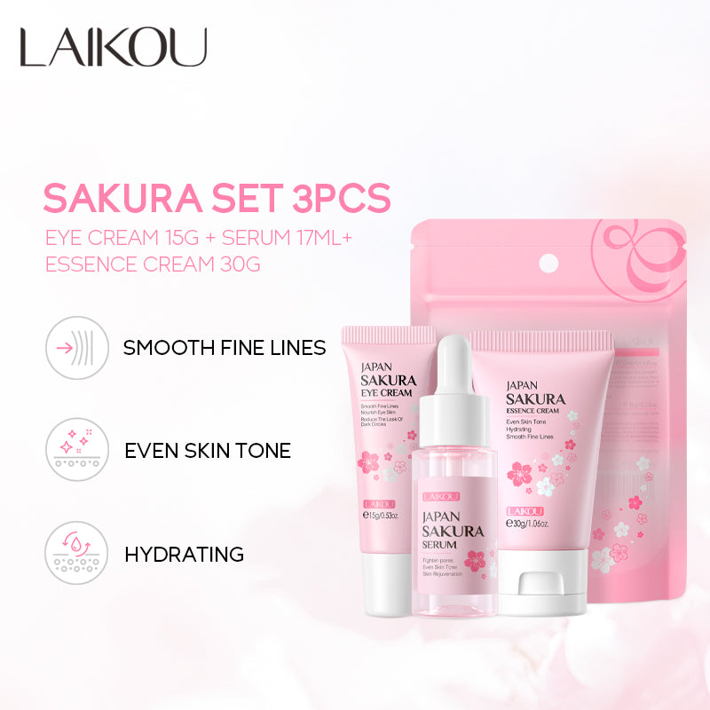 Sakura Skin Care set - 3pcs