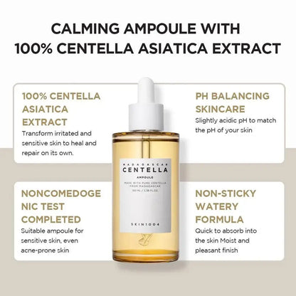 Centella Toner Bottle Centella Asian Facial Ampoule Oil Control Remove Acne,Moisturize Face Care Lotion Firming Wrinkles Liquid